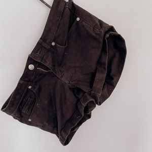 Mossimo Black non ripped jean shorts